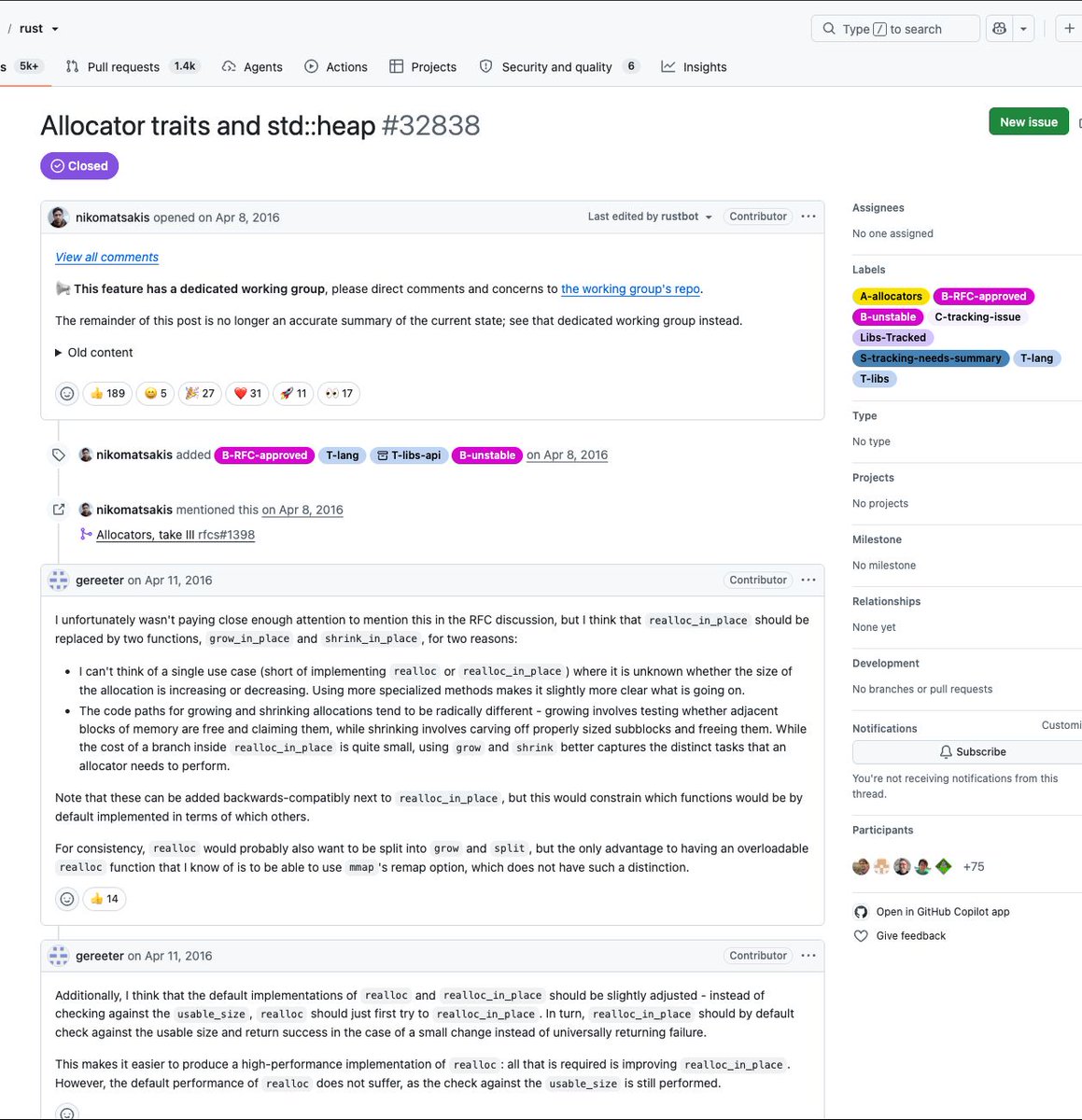 Image: The allocator_api feature has been stabilized!
> Rust’s Allocator API standardizes custom memory allocation, enabling collections to use specialized strategies for better control, performance, and memory efficiency.